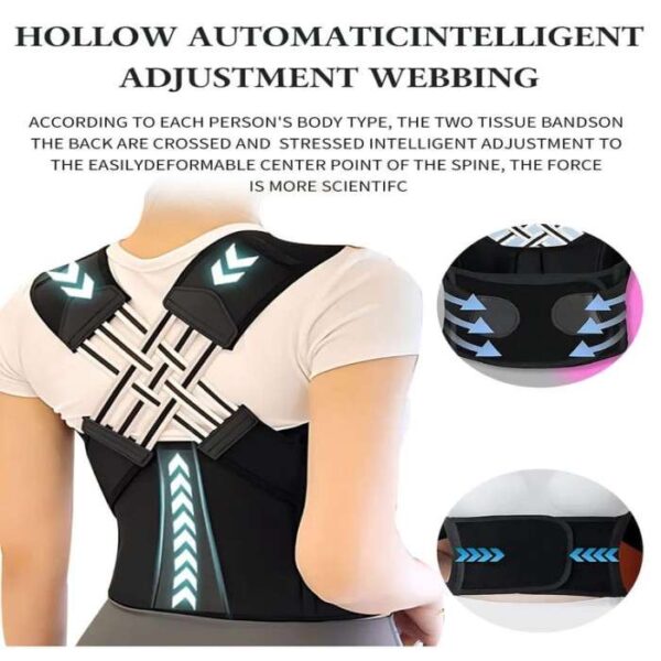 back straightener adjustable posture belt – pain relief