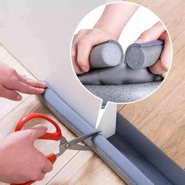 door draft stopper foam – noise & dust blocker