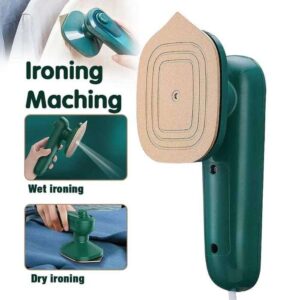 mini dry iron with spray – portable & compact