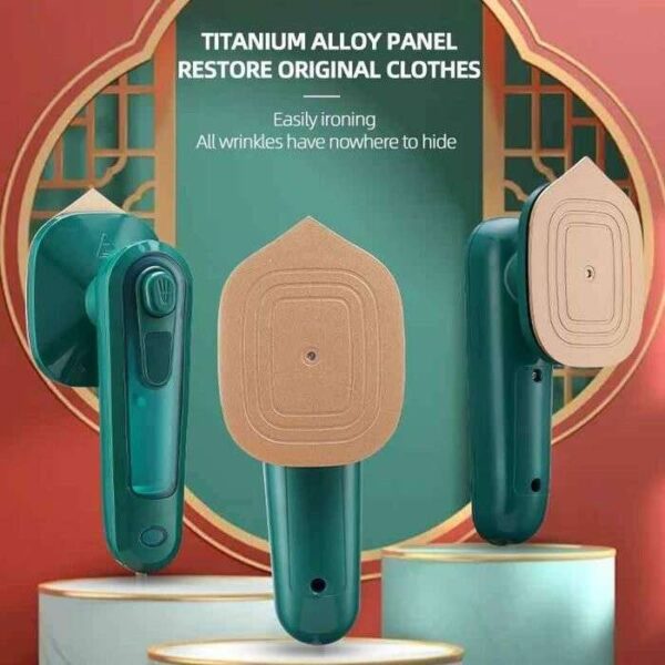mini dry iron with spray – portable & compact
