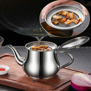 oil kettle pot – stainless steel premium