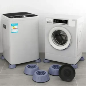 universal shockproof foot pads – anti slip for washing machine & fridge